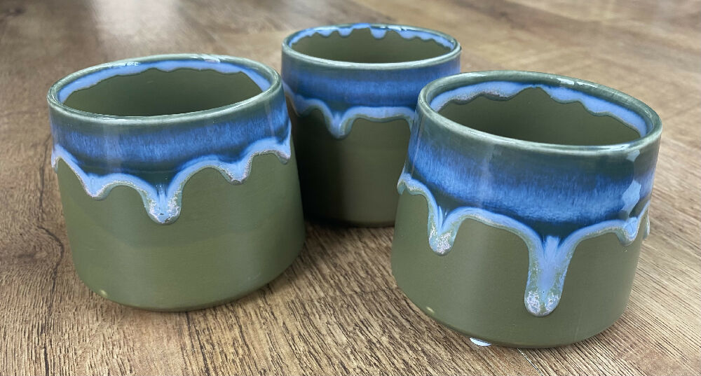 Dripping Paint Pots (x3)