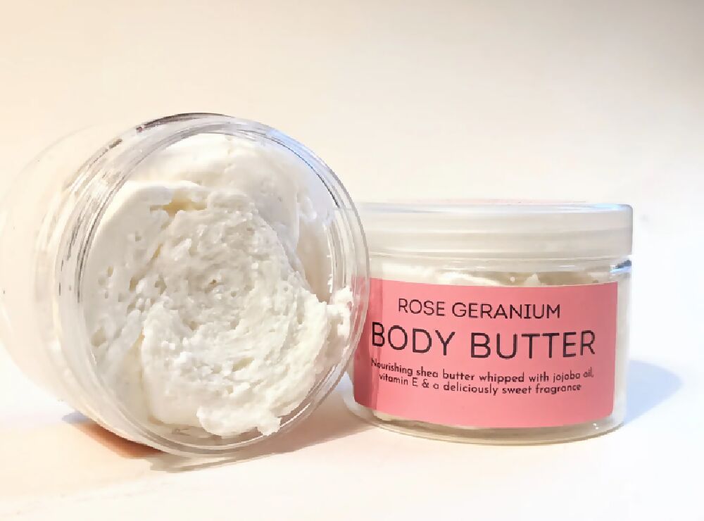 Pink Grapefruit Body Butter / Natural & Vegan / Triple Whipped with Shea & Cocoa Butter