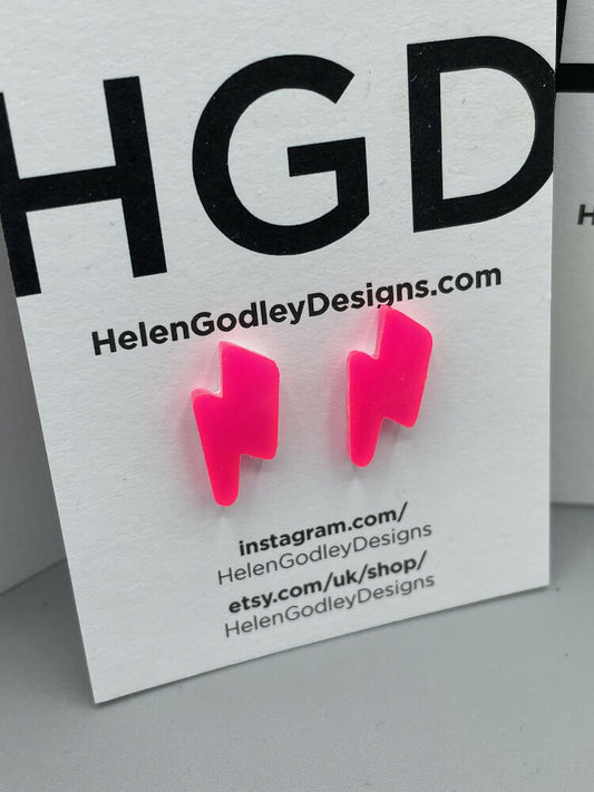 Lightning Stud Earrings